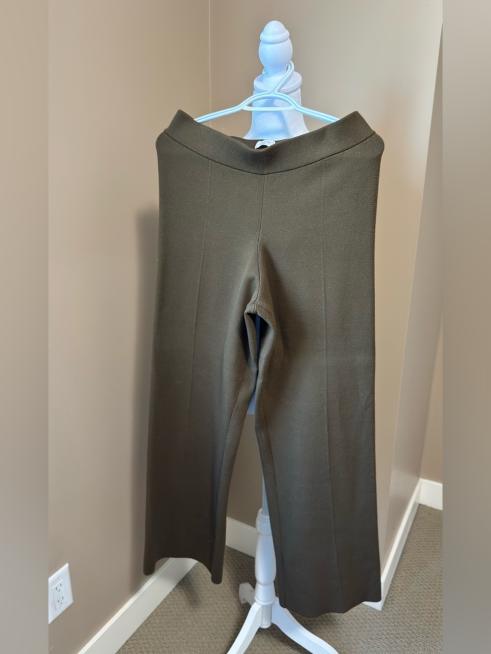 Wilfred Free Wide Leg Olive Pants